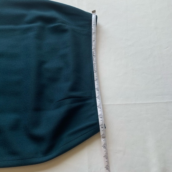 Jones New York pencil skirt pure wool dark teal size 10 - Picture 10 of 12
